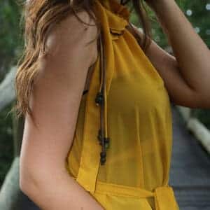 African Monarch Lodges Lily Honey Dress