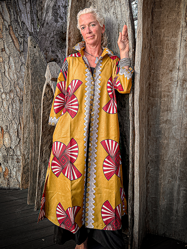 African Monarch Lodges Rouge Jacket Dress