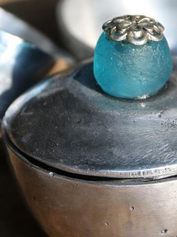 African Monarch Lodges Sijwa Boutique Aluminium Butter Pot