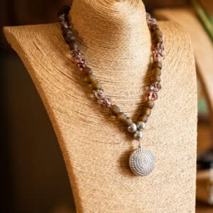 African Monarch Lodges Sijwa Boutique Necklace