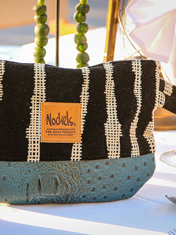 African Monarch Lodges Sijwa Boutique Nockels Bag