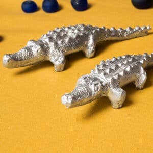 African Monarch Lodges Sijwa Boutique Aluminium Crocodiles