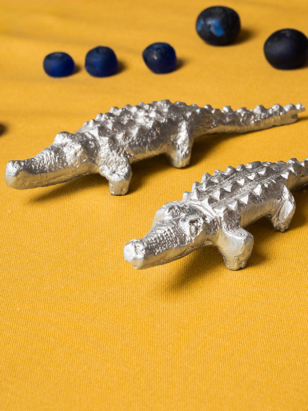 African Monarch Lodges Sijwa Boutique Aluminium Crocodiles