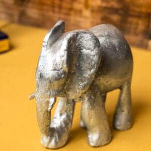 African Monarch Lodges Sijwa Boutique Aluminium Elephant