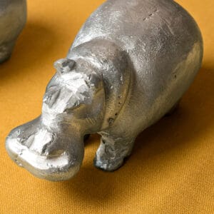 African Monarch Lodges Sijwa Boutique Aluminium Hippo