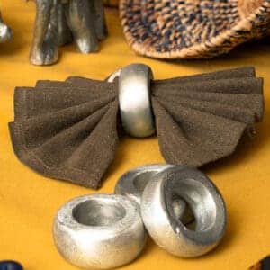 African Monarch Lodges Sijwa Boutique Aluminium Serviette Rings