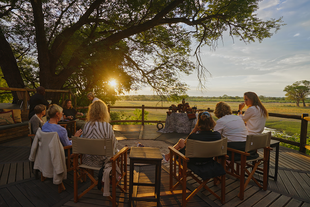 African Monarch Lodges Firepit Gathering