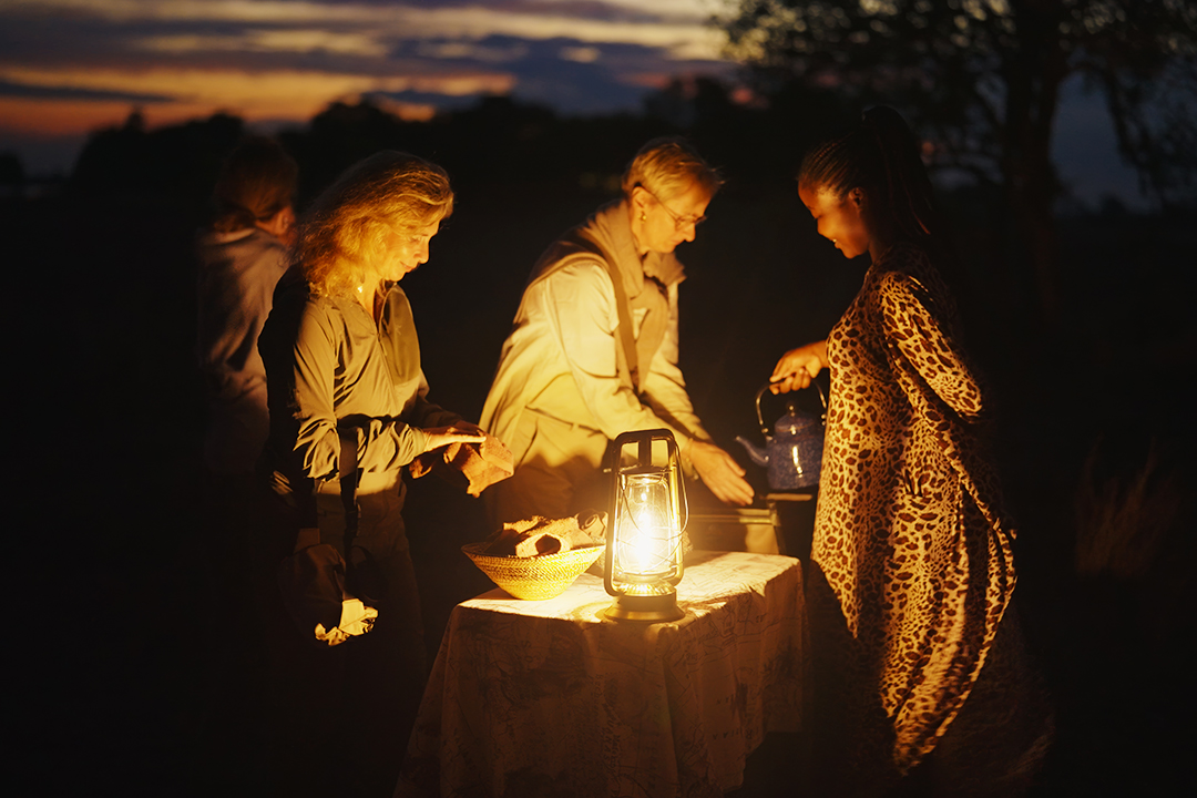 African Monarch Lodges Firepit Gathering