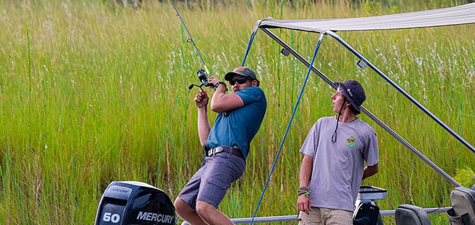 African Monarch lodges - fishing