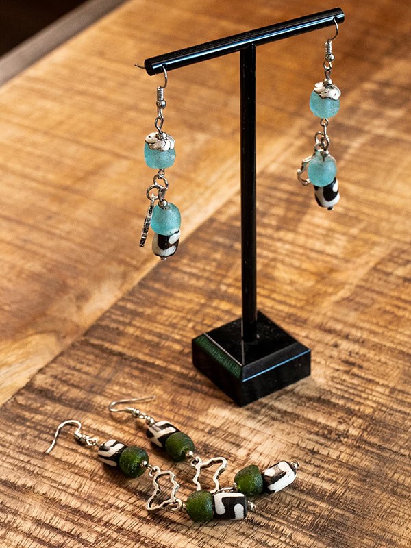African Monarch Lodges Sijwa Boutique Earrings