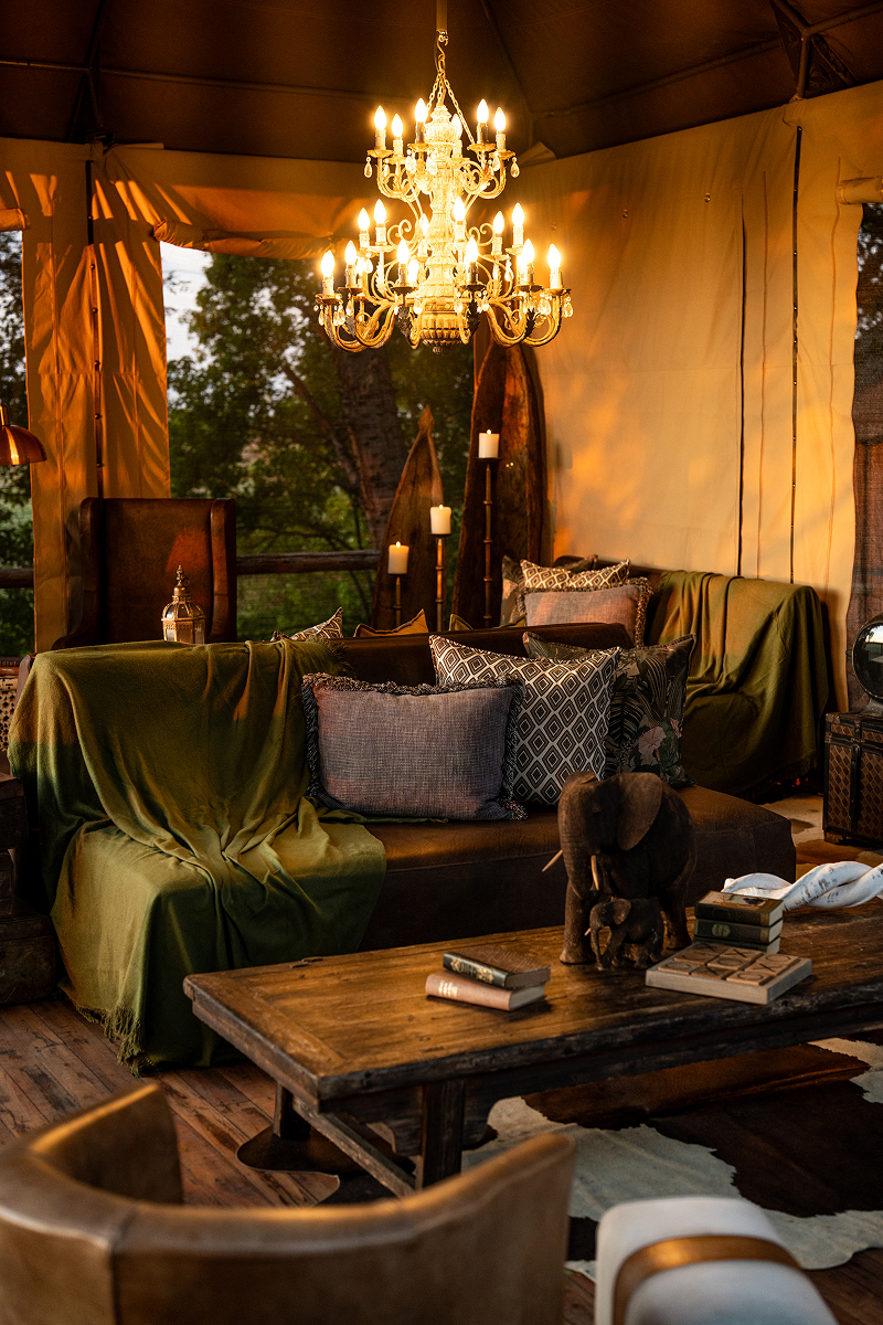 Relaxing at African Monarch Lodges